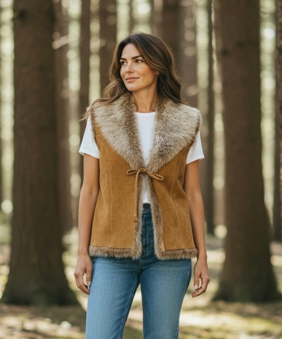 Clara Cropped Toscana Gilet