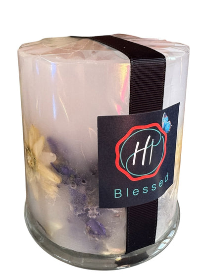 Blessed (Lavender) Scented Pillar Candle