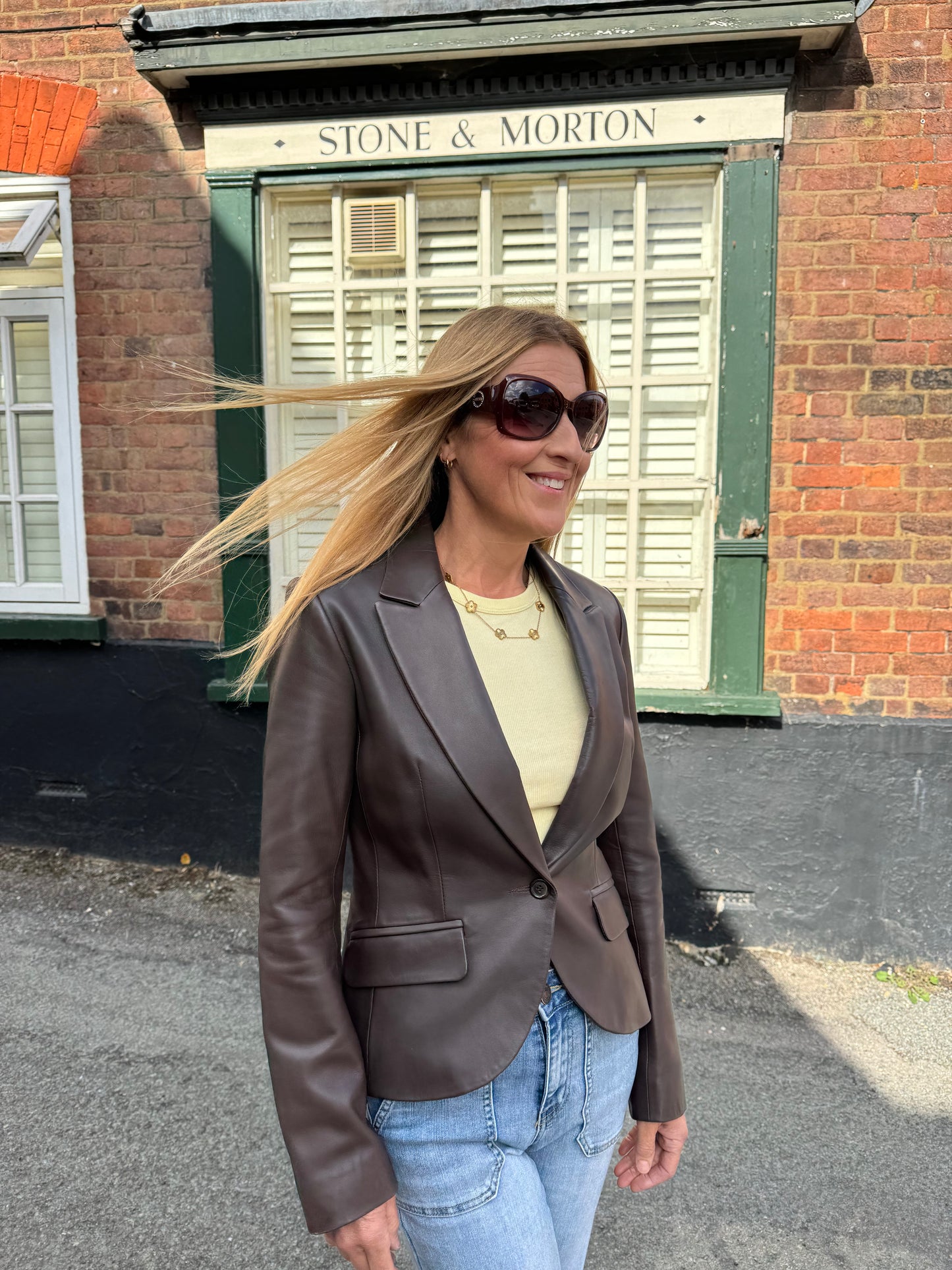 Lola Tailored Brown Blazer