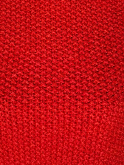 Tiffany Super Fine Lambswool Turtle Neck Jumper- Red