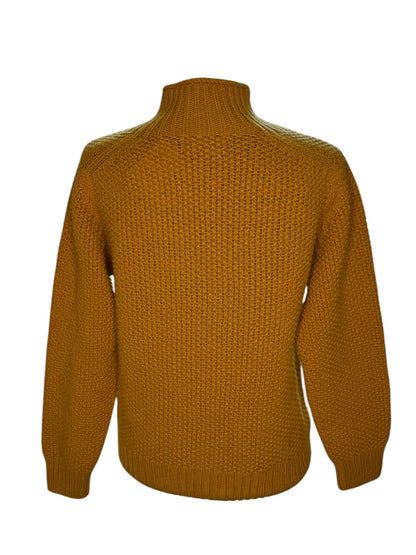 Tiffany Super Fine Lambswool Turtle Neck Jumper- Mustard